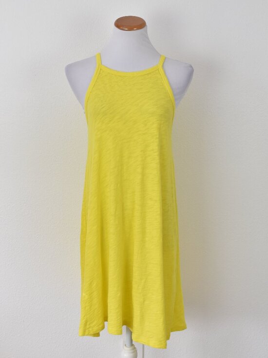 ATM Anthony Thomas Melillo Dresses & Skirts - ATM Slub Jersey High Neck Tank Dress Lemonade - M